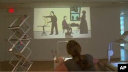 Artisphere, in Rosslyn, Virginia, offers art displays and workshops where participants create their own art.