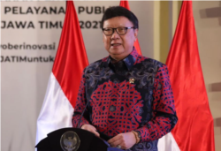 Menpan RB Tjahjo Kumolo menyebut sanksi disiplin bisa diterapkan bagi ASN penerima Bansos. (Foto: Courtesy/Humas Kemenpan RB)