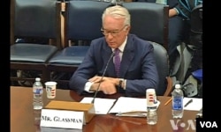 前广播理事会主席格拉斯曼在美国国会众议院外交事务委员会听证会上