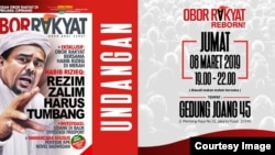Undangan peluncuran kembali Tabloid "Obor Rakyat" yang semula direncanakan di Gedung Joang, Jumat (8/3) ini, namun kini dibatalkan. (Courtesy)