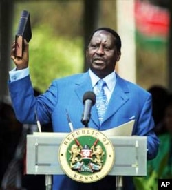 Kenya’s Prime Minister Raila Odinga, who last year called for men and women having gay sex in the country to be arrested