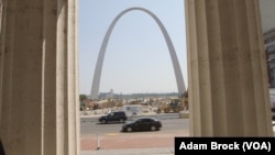 The Gateway Arch in St. Louis, Missouri