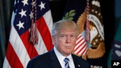 រូបឯកសារ៖ លោកដូណាល់ ត្រាំ ប្រធានាធិបតីអាមេរិក។