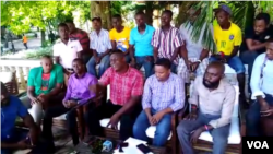 PetroChallengers meeting in Cape Haitian, northern Haiti, June 5, 2019. (Y. Martin/VOA)