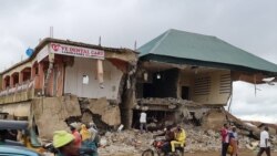 Gidaje da shaguna da gwamnatin babbar birnin tarayyar Abuja ta rusa a yankin Mpape