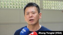 台湾在野党国民党立委林为洲（美国之音张永泰拍摄）