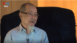 លោក អៀ ប៊ុនផេង អតីតជនភៀសខ្លួនខ្មែរពីប្រទេសកម្ពុជា និងវៀតណាម ផ្តល់បទសម្ភាសន៍ដល់វីអូអេ នៅរដ្ឋ Virginia កាលពីខែកុម្ភៈ ឆ្នាំ២០២០។