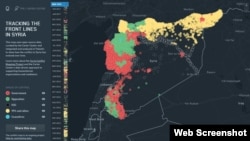 The Carter Center's dynamic conflict map of Syria, which provides provide mediators and humanitarian responders with up-to-date, information on developments throughout Syria.