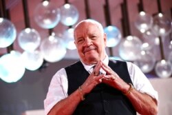 Sutradara Paul Schrader di acara festival film Venice, Italia, 2 September 2021 (Joel C Ryan/Invision/AP)