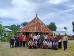 Mbaru Gendang (Rumah Adat) Bondo, di Kampung Liang Leso, Manggarai Timur. (Foto Courtesy: Humas KLHK )