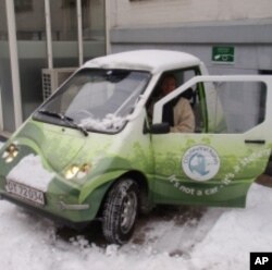 In Copenhagen, hotel owner Kirsten Brøchner gets behind the wheel of her leased Norwegian-made electric car.