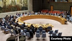 Debat Terbuka Dewan Keamanan PBB di markas PBB, New York hari Kamis (17/5). (Courtesy: PTRI New York).