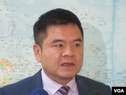 民进党立委莊瑞雄(美国之音张永泰拍摄)