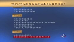 2013-2014 全国各地落马的政协委员