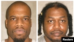 Terpidana hukuman mati di negara bagian Oklahoma, Clayton Lockett (kiri) dan Charles Warner (kanan) -- (foto: dok). 