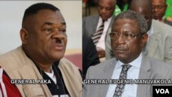 General Paka e General Eugénio Manuvakola 