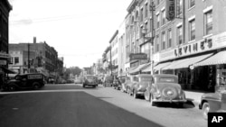 This image of Levine's store on Main Street in Waterville, Maine, is believed to have been taken in the 1930s.