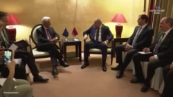 Նիկոլ Փաշինյանը Մյունխենի անվտանգության համաժողովի շրջանակում հանդիպում է ունեցել Եվրոպական խորհրդի նախագահ Անտոնիու Կոշտայի հետ
