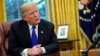 U.S. President Donald Trump sits for an exclusive interview with Reuters journalists in the Oval Office at the White House in Washington, Dec. 11, 2018. 