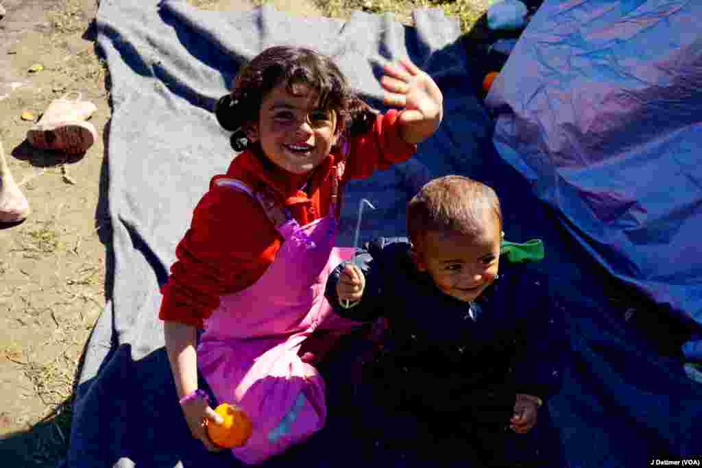 The kids still wave — some ask their parents if they can return home now.