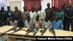 Wasu wadanda aka sama da laifin yin garkuwa da mutane a Zamfara a kwanakin baya