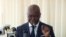Aurélien Agbenonci, ministre béninois des Affaires étrangères, à Cotonou, le 28 avril 2018. (VOA/Ginette Fleure Adandé)