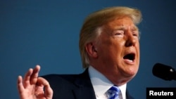 Le président Donald Trump à Washington, 1er juin 2018.