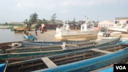 Vista da zona de pesca, Soyo.