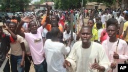 Wasu matasan arewa maso gabashin Najeriya, yankin da rikicin Boko Haram ya daidaita