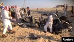 Serangan bom mobil di Semenanjung Sinai, Mesir. (Foto: Dok)