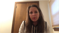 Sarah Moriarty, daughter of American Robert Levinson, who went missing in Iran in 2007, speaks to VOA Persian, Nov. 4, 2019.