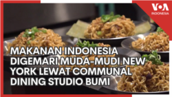 Makanan Indonesia Digemari Muda-Mudi New York Lewat Communal Dining Studio Bumi