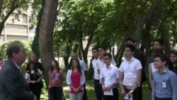 ABŞ səfiri Amerikada təhsil alacaq şagirdlərlə görüşüb [Video]