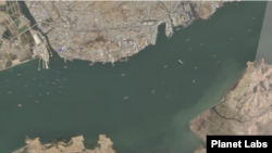 지난 2020년 3월 북한 남포항 일대를 촬영한 위성사진. 사진 제공: Planet Labs.