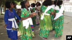 Girls Celebrate Ashenda Tradition