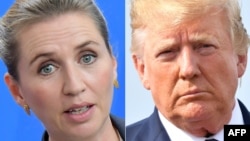 Photomontage Mette Frederiksen et Donald Trump crée le 20 août 2019.