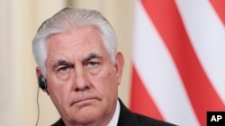 Le secrétaire d'Etat américain Rex Tillerson, 12 avril 2017.