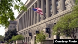 미국 워싱턴의 상무부 건물 (자료사진)
