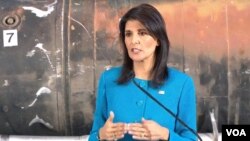 Duta Besar Nikki Haley, Perwakilan Tetap AS untuk PBB. (Foto:Dok)