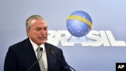 Le président brésilien Michel Temer