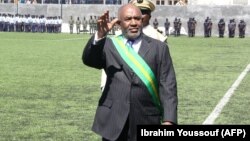 Le président des Comores Azali Assoumani à Moroni, le 26 mai 2016.