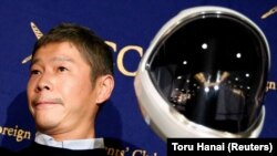 Japanese billionaire Yusaku Maezawa, pictured here for being chosen as the first private passenger by SpaceX.