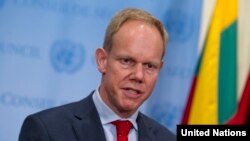 Matthew Rycroft, perwakilan permanen Inggris di PBB.