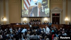 16일 미 하원에서 의사당 난입 사건에 관한 특별위원회 3차 청문회가 진행되고 있다.