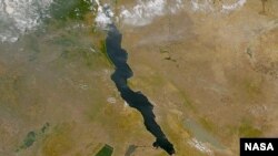 Lake Tanganyika Image from NASA’s SeaWIFs project