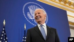 President Joe Biden pak para se të mbante fjalimin mbi politikën e jashtme, në Departamentin amerikan të Shtetit. Uashington, 13 janar, 2025