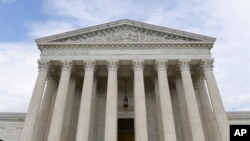 FILE - A view of the Supreme Court in Washington, May 17, 2019.