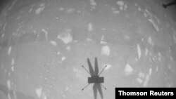 NASA's Mars helicopter Ingenuity makes its second flight.