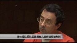 前美奥运体操队医生因儿童色情被判监禁60年