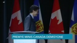 Premye Minis Kanadyen Justin Trudeau Bay Demisyonn 